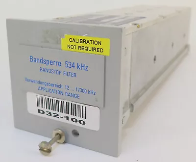 $99.98 • Buy Wandel & Goltermann Bandsperre Bandstop Filter RSS-534 [ 534 Khz ]