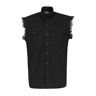 Button-down Sleeveless Denim Shirts For Men - 100% Cotton • $21.99