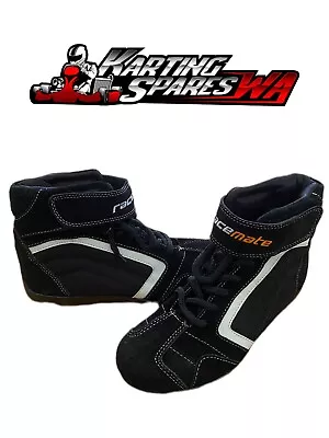 Size Eu36 Usa3 Uk2 Go Kart Kids/youth Race Boots Black Racemate • $99.95