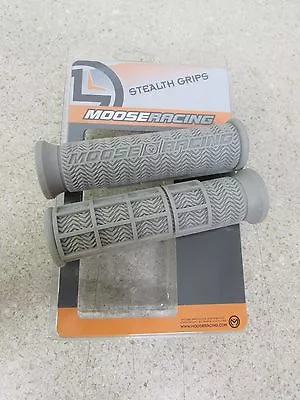 New Moose Stealth Gray Atv Grips Honda Trx450r Trx300ex Trx300x Trx400ex Trx400x • $13.95