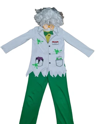 £5 • Buy Mad Scientist Costume Kids 7-8 Years