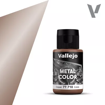 AV Vallejo | Metal Colors - Acrylic Airbrush Colors |  - Full Range Of 19 Colors • £10.99