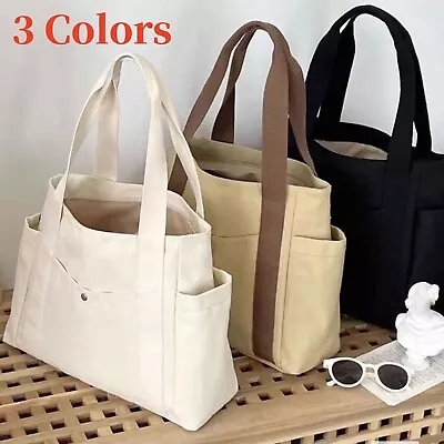 Large Capacity Tote Bag INS Versatile Handbag Laptop Bag  Work Student Class AU • $19.99