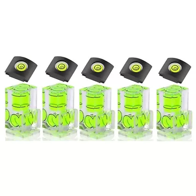 10 Pack Hot Shoe LevelHot Shoe Bubble Level Camera Hot Shoe Cover 2 Axis5602 • $10.43