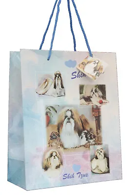 £5.99 • Buy Shih Tzu Breed Of Dog Quality Large Gift Bag & Gift Tag Present Occasion