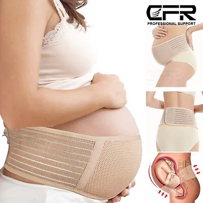 Maternity Belt Pregnancy Lower Back Support Belly Band Waist Abdominal Binder HG • $15.73