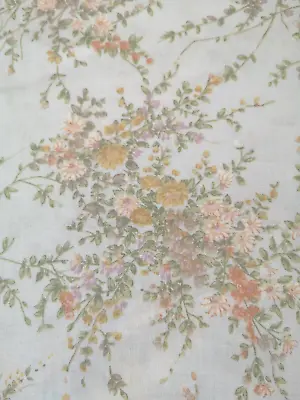 CATH KIDSTON EARLY YEARS 103 X 94 PASTEL SPRAY FLOWERS HABERDASHERY FABRIC • £5.99