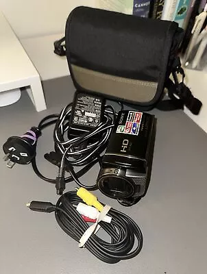 Sony Handycam Video Camera W. Case Charger & Tripod • $215