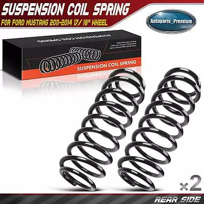 2x Rear Coil Springs For Ford Mustang Base GT 2011-2014 3.7L 5.0L 17 /18  Wheels • $45.99