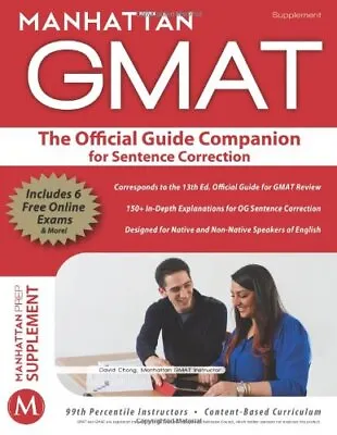 Official Guide Companion For Sentence Correction (Manhattan GMAT) • £9.50
