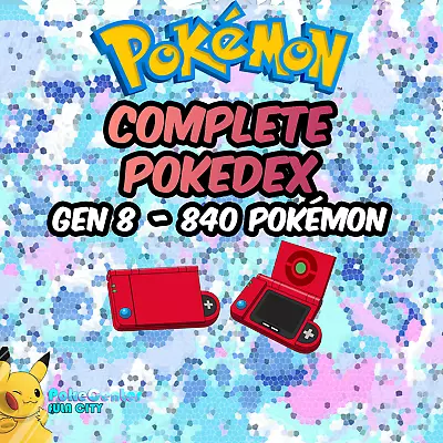 ✨Full Shiny Pokedex Gen 8 | Pokémon Home | Sword And Shield 100% COMPLETE • $19.99