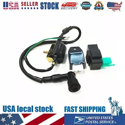 Motorcycle Ignition Coil Plug CDI Box Rectifier Regulator Kit Scooter Bike New • $24.22