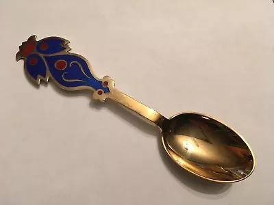 A. Michelsen Danish Denmark Gilded Sterling Silver Christmas Spoon 1974 • $58.50