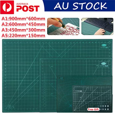 Cutting Mat Self Healing Doubleside Art Craft DIY Hobby Cutting Board PVC A1A2A3 • $9.79