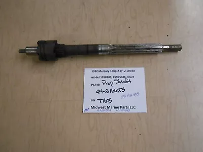 44-811623 52-85133 Mercury 1982 18hp 5995486 Outboard Prop Shaft & Clutch T163 • $59.95