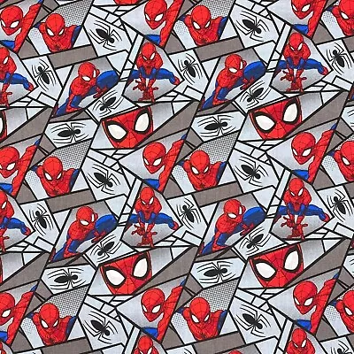 Marvel Comics Ironman Spiderman Thor Sewing Quilting Cotton Fabric FQ • $6.75