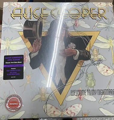 Alice Cooper - Welcome To My Nightmare LP PURPLE +FREE Breadcrumbs 10” Ep Vinyl • $58.99
