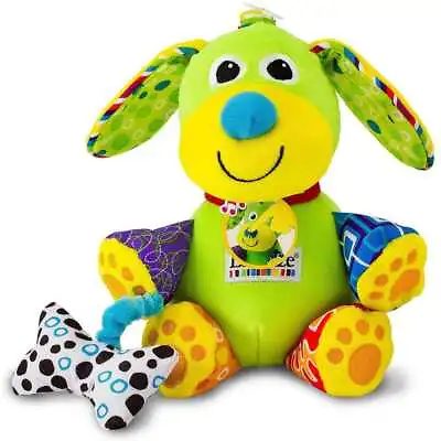 Lamaze Play & Grow Pupsqueak Baby Activity Development Rattle/Soft Toy 0m+ NEW • £16.99