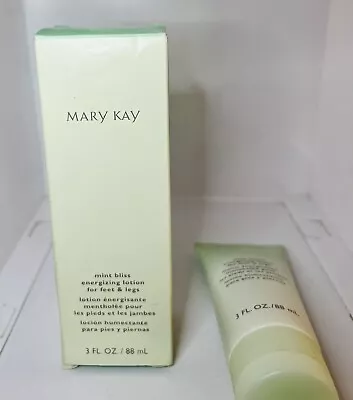 Mary Kay MINT BLISS Energizing Lotion For Feet And Legs 3 Fl Oz #014096 NIB • $9.95