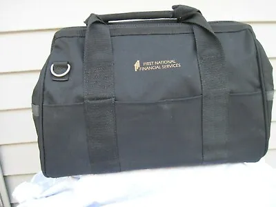 Golden Pacific Black Gatormouth Tool Bag Sport Carry On 17  X 9  X 10 1/2 New • $20.99