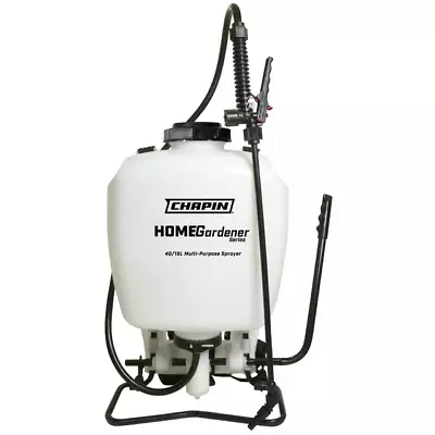 HomeGardener 4-Gallon Pump Backpack Sprayer For Lawn Home And Garden • $49.99