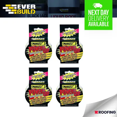 4 X Everbuild - Mammoth Powerful Grip Tape - 25MM - 2.5m • £14.99