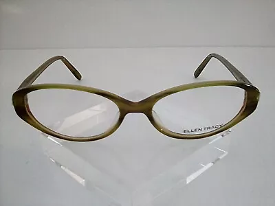 *Brand New ELLEN TRACY PLEIONE OLIVE LAMINATE 52[]16 L140mm Eyeglass Frames* • $25.20