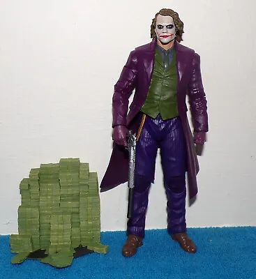 McFarlane DC Dark Knight Trilogy THE JOKER Heath Ledger 7 Inch Figure Used • £45