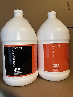 Matrix Total Results Mega Sleek Shampoo & Conditioner Gallon Duo FREE SHIPPING • $164.99