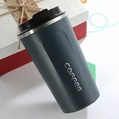 Travel Coffee Insulated Mug Stainless Steel Thermos Cup Vacuum Leakproof Bottle • £16.99