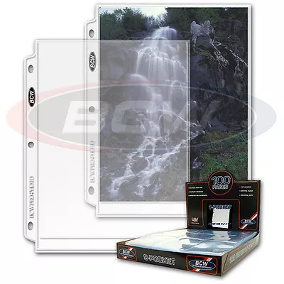 25 1 Pocket Sheets 8 X 10 8x10 Photo Album Binder Pages • $11