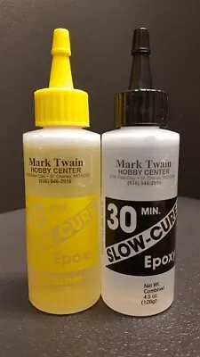 Mark Twain Hobby Slow-Cure 30 Minute Epoxy 4.5 Oz • $13.99