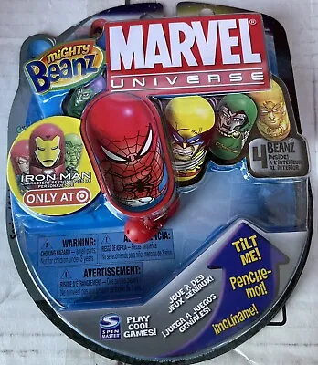 Marvel Universe Mighty Beanz 4 PACK Iron Man Target Spin Master New • $24.99