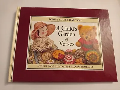 A Child's Garden Of Verses  Hardback Pop Up Book By Jannat Messenger 1991 • £12.99