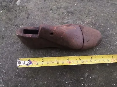 Antique Cast Iron Child's Size 6 Shoe Last Cobblers Anvil Doorstop Stretcher • £14.99