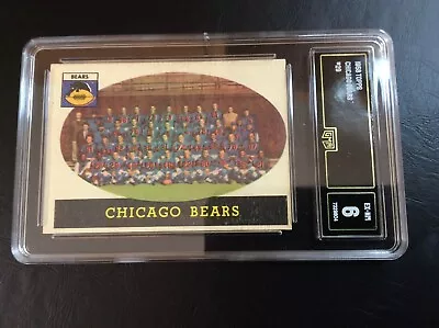 Very Rare 1958 Topps Chicago Bears Team Card #29 - Graded (6) Ex-near Mint • $33