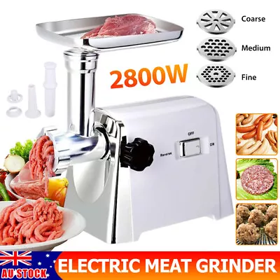 $64.45 • Buy Kitchen Electric Meat Grinder Mincer Sausage Maker Machine Filler Kibbe Stuffer