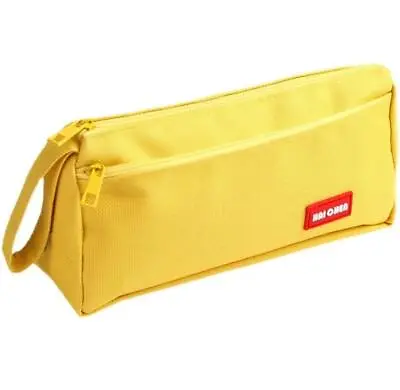 High Capacity Pencil Bag Case Zipper Girls Cosmetic Bag Two Layers Stationery Ba • £3.99