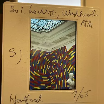 Sol Lewitt “Wadsworth Atheneum 2005” Minimalism 35mm Art Slide • $15.95