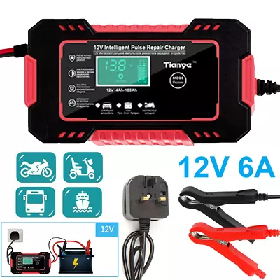 Automatic Portable Jump Starter Car Battery Pack Booster Jumper Charger 12V • £14.99