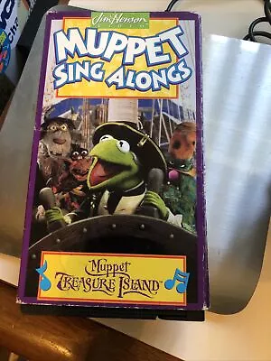 Muppet Sing Alongs - VHS Video Tape - Treasure Island - Kermit - Jim Henson • $9