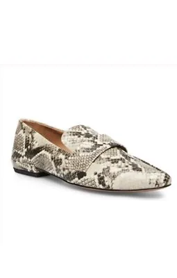 Steve Madden  Snakeskin Loafers Flats Women's Shoes Size 8.5 EUC • $20.93