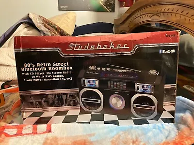 2019 Studebaker 80's Retro Street Bluetooth Boombox • $115