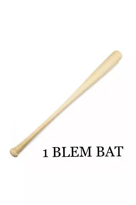 1 Pack-26”-30” Wooden Baseball Bat (Blem Bat) Maple Or Ash Wood • $23.99