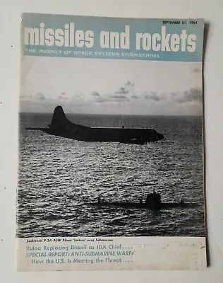 $25 • Buy Vtg Military Magazine - MISSILES AND ROCKETS - Space Systems Engineering - 1964