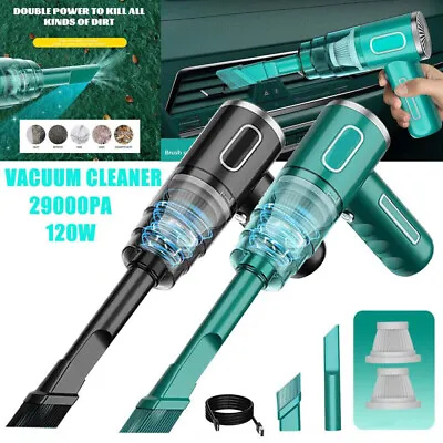 $14.86 • Buy 29000pa Cordless Hand Held Vacuum Cleaner Mini Portable Car Auto Home Wireless