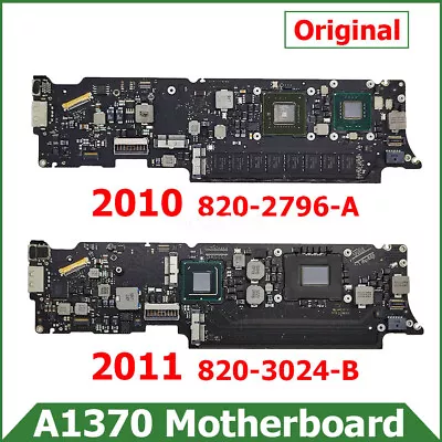 Motherboard For Macbook Air 11  A1370 820-2796-A 820-3024-B 2010 2011 Years • $72.99