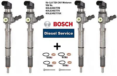 Injector Injectors 03L130277B 03L130277S 03L130277SX VW Audi Seat Skoda 1.6 TDI • $864.56