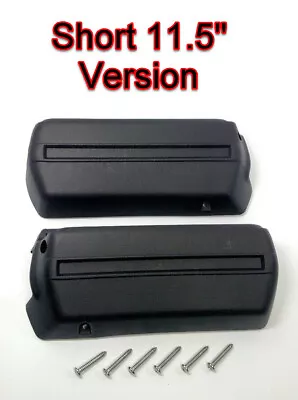 Pair Black Arm Rest Bases 11-1/2  1968-72 GM A-B-F-X Body Armrests W/ Screws • $37.99