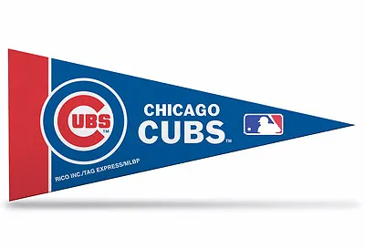 Chicago Cubs MLB Mini Pennant 9 X4 New Felt Made In USABanner Flag • $3.99